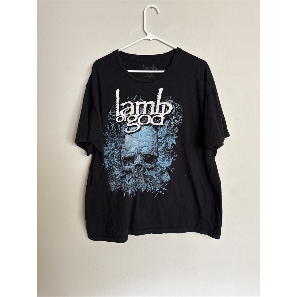 Lamb of God‎ Snake And Eagle Black Short Sleeve Band Shirt Men's XXL